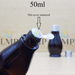 Chai đèn dầu nắp xi 2 viền 50ml