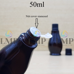 Chai đèn dầu nắp nhựa mỏng 50ml