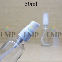 Chai tinh dầu đầu xịt giọt có 2 viền 50ml