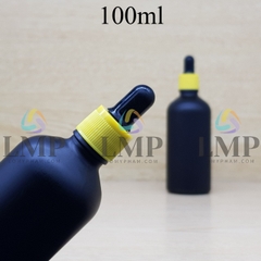 Chai tinh dầu phun mờ nắp bóp khoen nhựa sọc 100ml
