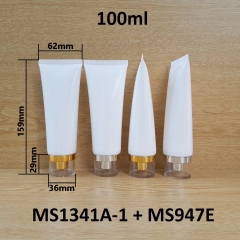 Tuýp tròn trắng bóng nắp bạc 100ml