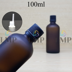 Chai tinh dầu phun mờ nắp nhựa mỏng 100ml