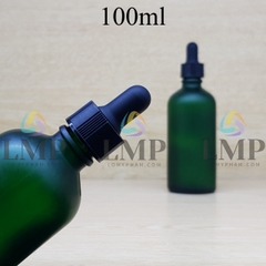 Chai tinh dầu phun mờ nắp bóp khoen nhựa sọc 100ml
