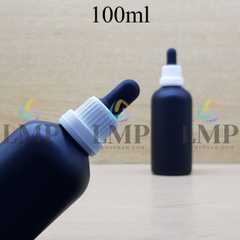 Chai tinh dầu phun mờ nắp bóp sọc dày 100ml