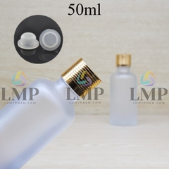 Chai tinh dầu phun mờ nắp sọc 50ml