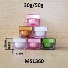 Hũ face dáng vuông 30g/50g