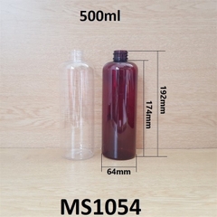 Chai PET dáng cao vai tròn 500ml