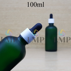Chai tinh dầu phun mờ nắp bóp khoen nhựa trơn 100ml