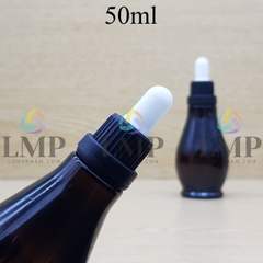 Chai đèn dầu nắp bóp sọc dày 50ml
