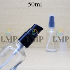 Chai tinh dầu đầu xịt giọt có 2 viền 50ml