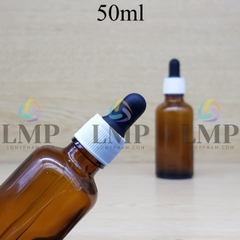 Chai tinh dầu nắp bóp khoen nhựa sọc 50ml