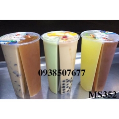 Ly trà sữa 750ml 2 in 1