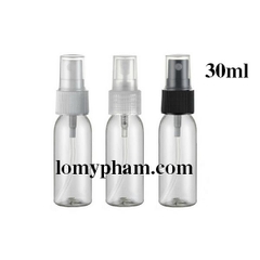 Chai vai tròn nắp phun sương 30ml
