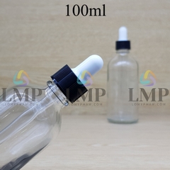 Chai tinh dầu nắp bóp khoen nhựa sọc 100ml