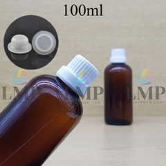 Chai tinh dầu nắp dày 100ml