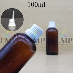 Chai tinh dầu nắp dày 100ml