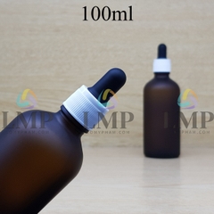 Chai tinh dầu phun mờ nắp bóp khoen nhựa sọc 100ml