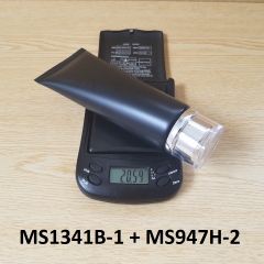 Tuýp tròn đen nhám nắp bạc 100ml