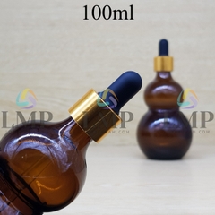 Chai hồ lô nắp bóp khoen nhôm 100ml