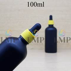 Chai tinh dầu phun mờ nắp bóp khoen nhựa sọc 100ml