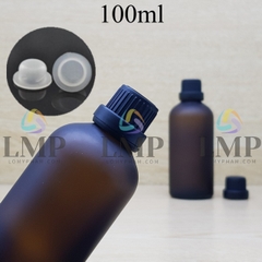 Chai tinh dầu phun mờ nắp dày 100ml