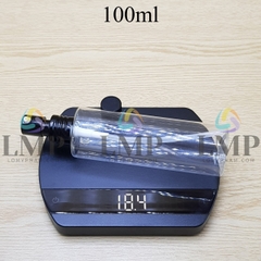 Chai PET vai ngang đầu nhôm giọt cao 100ml