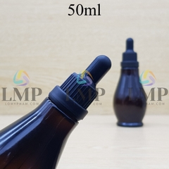 Chai đèn dầu nắp bóp sọc dày 50ml