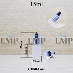 Chai thủy tinh nắp bóp khoen nhôm