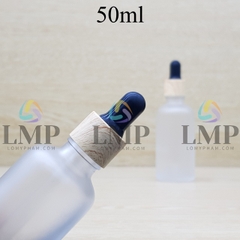 Chai tinh dầu phun mờ nắp bóp khoen vân gỗ 50ml