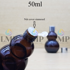Chai hồ lô nắp xi KO viền 50ml