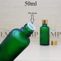 Chai tinh dầu phun mờ nắp xi KO viền 50ml