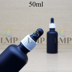 Chai tinh dầu phun mờ nắp bóp khoen nhựa sọc 50ml