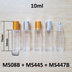 Chai lăn vuông thấp bi sắt 10ml