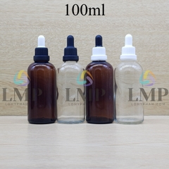 Chai tinh dầu nắp bóp sọc dày 100ml