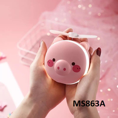 Gương con heo màu hồng 3 in 1