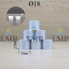 Nắp xi 2 viền Ø18 ( kèm nút chặn )