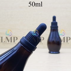 Chai đèn dầu nắp bóp sọc dày 50ml