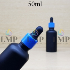 Chai tinh dầu phun mờ nắp bóp khoen nhựa trơn 50ml