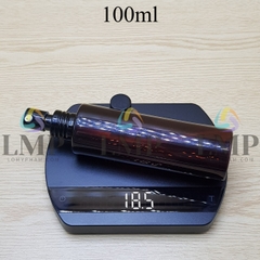 Chai PET vai ngang đầu nhôm giọt cao 100ml