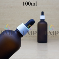 Chai tinh dầu phun mờ nắp bóp khoen nhựa trơn 100ml