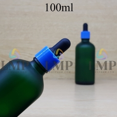 Chai tinh dầu phun mờ nắp bóp khoen nhựa trơn 100ml