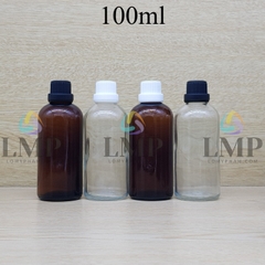 Chai tinh dầu nắp dày 100ml