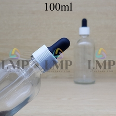 Chai tinh dầu nắp bóp khoen nhựa sọc 100ml
