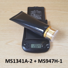 Tuýp tròn đen bóng nắp vàng 100ml