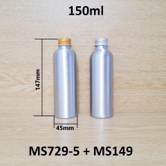 Chai nhôm nắp cuốn biên 150ml