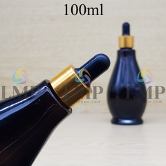 Chai đèn dầu nắp bóp khoen nhôm 100ml