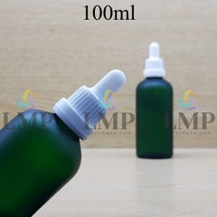 Chai tinh dầu phun mờ nắp bóp sọc dày 100ml