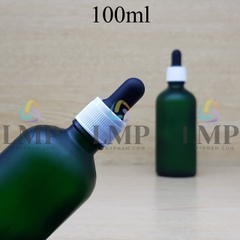 Chai tinh dầu phun mờ nắp bóp khoen nhựa sọc 100ml