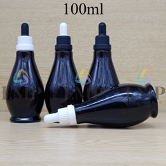 Chai đèn dầu nắp bóp sọc dày 100ml