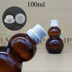 Chai hồ lô nắp dày 100ml